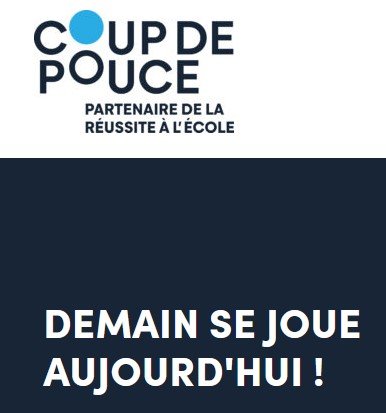 Stage pour l\'Association Coup de Pouce